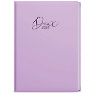 Baloušek Print Diary - David - PASTELO - A5 - purple - 2024 - Planner