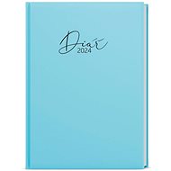 Baloušek Print Diary - David - PASTELO - A5 - blue - 2024 - Planner