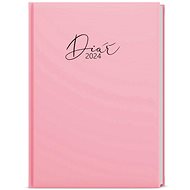 Baloušek Print Diary - David - PASTELO - A5 - pink - 2024 - Planner
