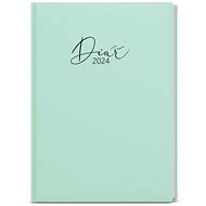 Baloušek Print Diary - David - PASTELO - A5 - green - 2024 - Planner