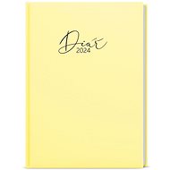 Baloušek Print Diary - David - PASTELO - A5 - yellow - 2024 - Planner