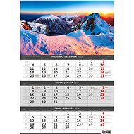 Helmet Wall calendar - Mountains - 3 months 2024 - Wall Calendar