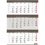 Helmet Wall calendar - Three months grey 2024 - Wall Calendar