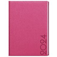 Baloušek Print Diary - David - tora - A5 - pink - 2024 - Planner