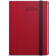 Baloušek Print Diary - David - vigo - A5 - red - 2024 - Planner