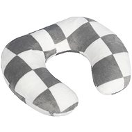 Bellatex Horseshoe travel pillow Korall 24/140 30 × 35 cm grey cube - Pillow