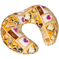 BELLATEX Travel pillow horseshoe Korall 24/238 approx. 30×35 hearts - Travel Pillow