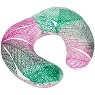 BELLATEX Travel pillow horseshoe Korall 24/295 approx. 30×35 pink leaves - Travel Pillow