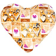 Bellatex Heart corall micro 3333/238 42 × 48 cm hearts beige - Pillow