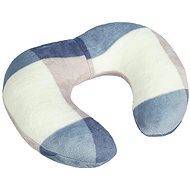 Bellatex Horseshoe travel pillow Korall 24/120 30 × 35 cm blue cube - Travel Pillow
