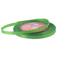VIKPAP Stuha - saténová, 6 mm/32 m, tmavě zelená - Ribbon