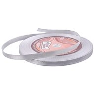 VIKPAP Stuha - saténová, 6 mm/32 m, světle šedá - Ribbon