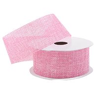 Vikpap Stuha juta 4 cm/5 m světle růžová - Ribbon