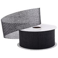 Vikpap Stuha juta 4 cm/5 m černá - Ribbon