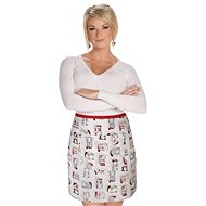 Bellatex EMA - waist - 68 × 50 cm - red cat - Apron