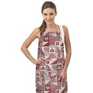 Bellatex EMA - 67 × 84 cm - patchwork burgundy - Apron