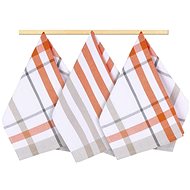 Bellatex Set of 3 pieces - 50 × 70 cm - cocoa orange - Kitchen Towel
