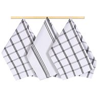 Bellatex Set of 3 pieces - 50 × 70 cm - grey - Kitchen Towel