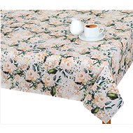 Bellatex Tablecloth EMA - 140 × 140 cm - vanilla rose - Tablecloth