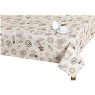 Bellatex Tablecloth EMA - 140 × 160 cm - coffee - Tablecloth