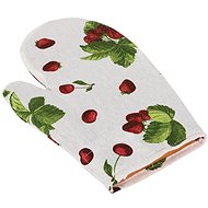 Bellatex 28 × 18 cm - strawberries and cherries - Oven Mitt
