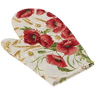 Bellatex 28 × 18 cm - poppy - Oven Mitt