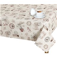 Bellatex Tablecloth EMA - 70 × 70 cm - coffee - Tablecloth