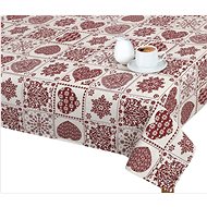 Bellatex Tablecloth IVO - 120 × 140 cm - heart patchwork - Tablecloth