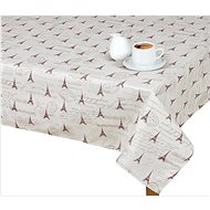 Bellatex Tablecloth IVO - 70 × 70 cm - Eiffel Tower red - Tablecloth