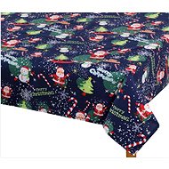 Bellatex Tablecloth CHRISTMAS - 100 × 100 cm - Christmas motif blue - Tablecloth