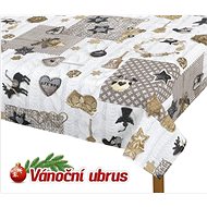 Bellatex Tablecloth CHRISTMAS - 70 × 70 cm - Christmas bell - Tablecloth
