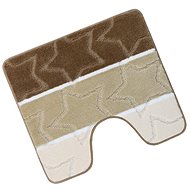 Bellatex AVANGARD - wc 60 × 50 cm - béžové hvězdy - Toilet Mat