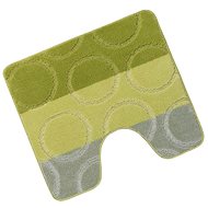 Bellatex AVANGARD - wc 60 × 50 cm - zelené kroužky - Toilet Mat