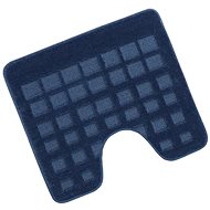 Bellatex STANDARD - wc 60 × 50 cm - modrá dlaždice - Toilet Mat