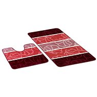 Bellatex SADA AVANGARD 60 × 100 + 60 × 50 cm - vínové mušle - Bath Mat