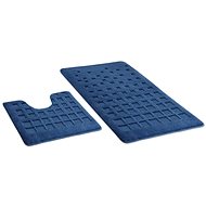 Bellatex SADA STANDARD 60 × 100 + 60 × 50 cm - modrá dlaždice - Bath Mat