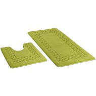 Bellatex SADA STANDARD 60 × 100 + 60 × 50 cm - zelený rám - Bath Mat