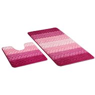 Bellatex SADA ELLI 60 × 100 + 60 × 50 cm - Artes růžová - Bath Mat
