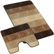 Bellatex Set ELLI 60 × 100 + 60 × 50 cm - Helga brown - Bath Mat