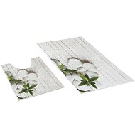 Bellatex 3D tisk sada 60 × 100, 50 × 60 cm WC - Jadran - Bath Mat