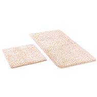 Bellatex MICRO set - without embroidery 60 × 100, 60 × 50 cm - beige - Bath Mat