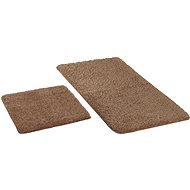Bellatex MICRO sada - bez výkroje 60 × 100, 60 × 50 cm - světle hnědá - Bath Mat