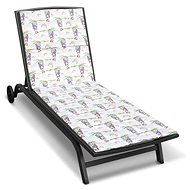 BELLATEX Polstr na lehátko - 55 × 195 cm - sovička - Polstr