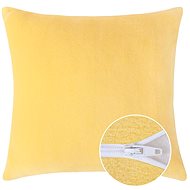Bellatex Povláček MIKRO jednobarevný - 40 × 40 cm - světle žlutá - Pillowcase