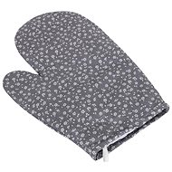 Bellatex 28 × 18 cm - grey flower - Oven Mitt