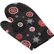 Bellatex 28 × 18 cm - Christmas decorations grey - Oven Mitt