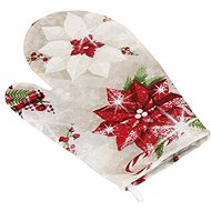 Bellatex 28 × 18 cm - poinsettia - Oven Mitt