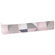 Bellatex LIN - těsnicí válec - 15 × 85cm - růžové trojúhelníky - Pillow