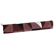 Bellatex LIN - těsnicí válec - 15 × 85cm - hnědé trojúhelníky - Polštář