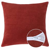 Bellatex MIKRO solid colour - 40 × 40 cm - terracotta - Pillow